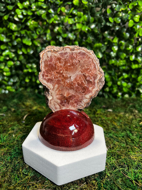 Pink Amethyst Geode Slice