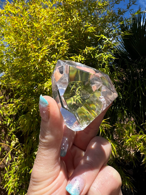 Faceted Clear Quartz