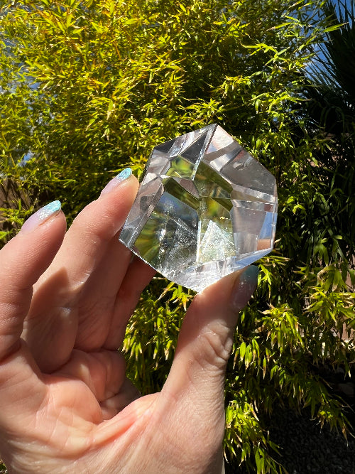 Faceted Clear Quartz