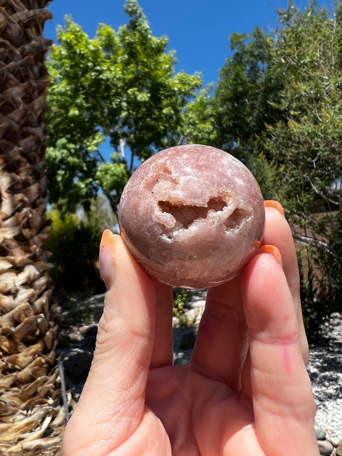 Pink Amethyst Sphere