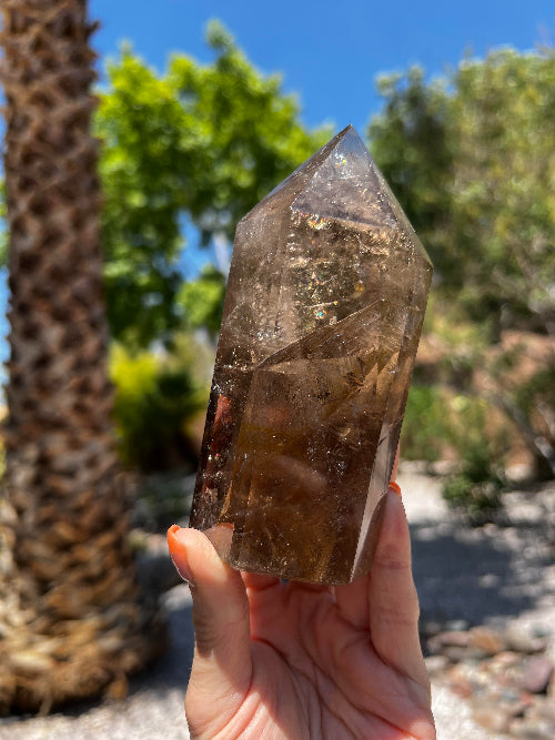 Smoky Quartz Tower