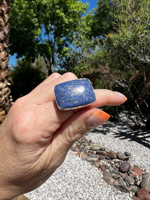 Lapis Adjustable Ring