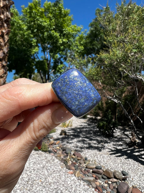 Lapis Adjustable Ring