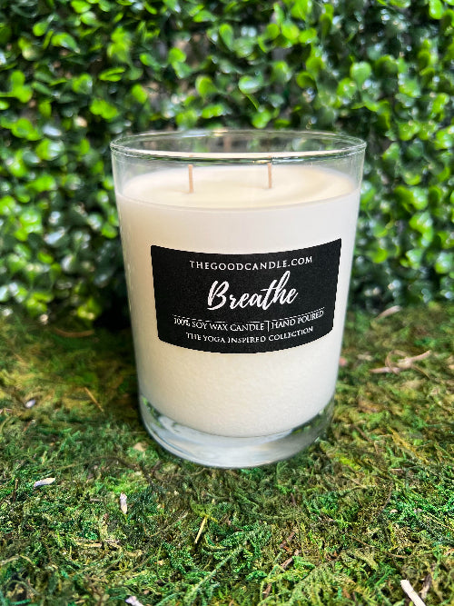 Breathe Candle - Freesia & Sea Salt - 100% Soy Wax (Handpoured)