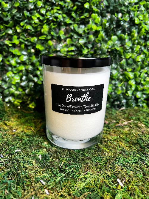 Breathe Candle - Freesia & Sea Salt - 100% Soy Wax (Handpoured)
