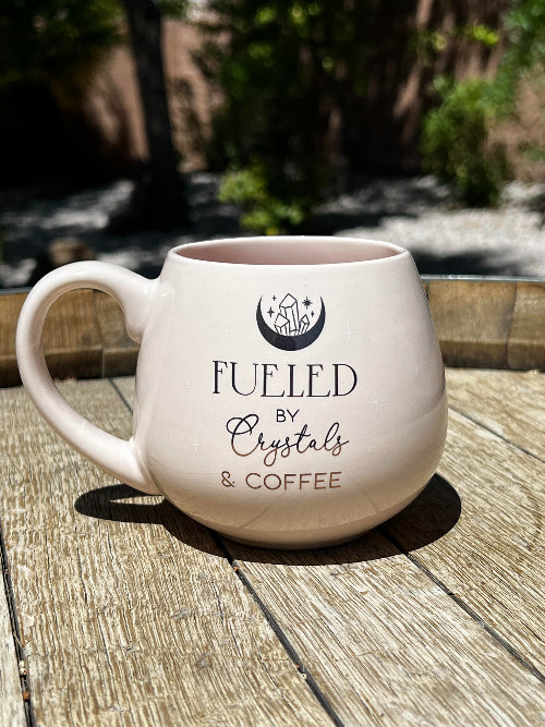 Fueled by Crystals and Coffee Mug: A Sip of Energizing Magic