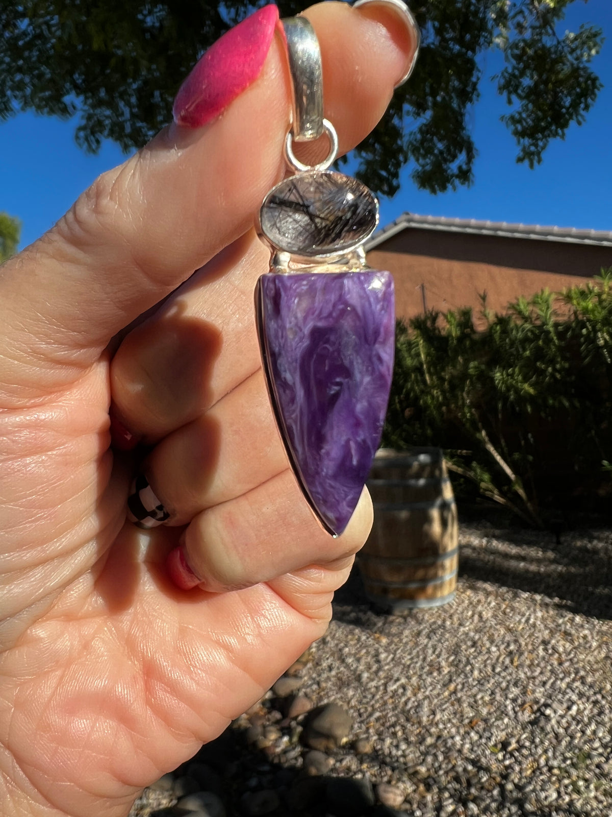 Charoite Pendant