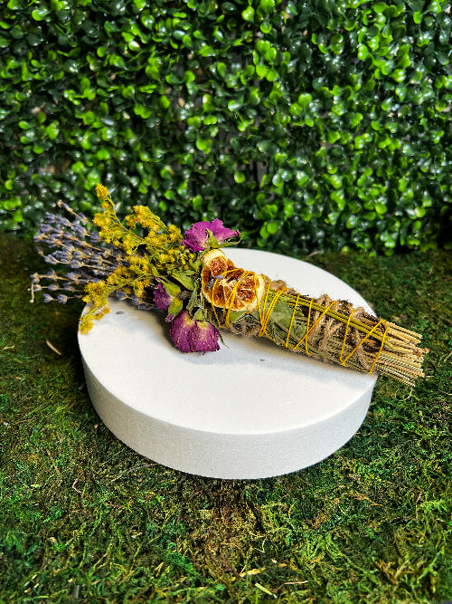 Lemon, Lavender, Rose and Mint Smudge Bundle