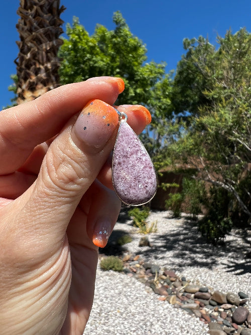 Lepidolite Pendant