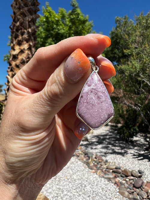 Lepidolite Pendant