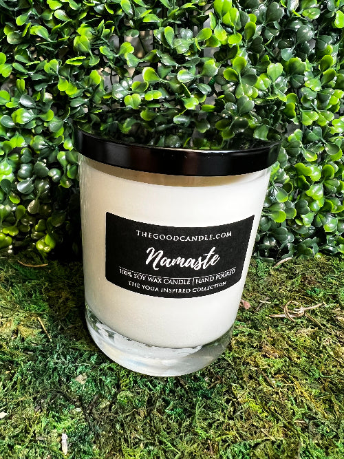 Namaste Candle - Orchid & Sea Salt - 100% Soy Wax (Handpoured)