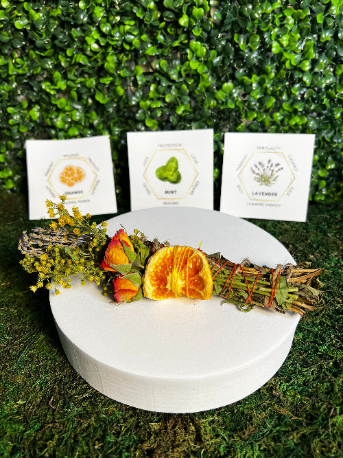 Orange, Lavender and Mint Smudge Bundle