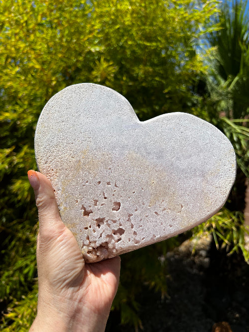 Pink Amethyst Heart Bowl