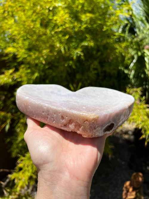 Pink Amethyst Heart Bowl