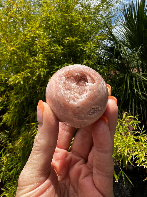 Pink Amethyst Sphere