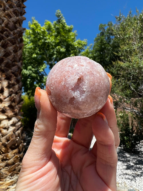 Pink Amethyst Sphere