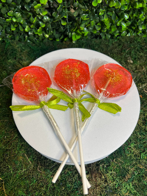 Pink and Gold Lollipop - Watermelon Flavor (1)