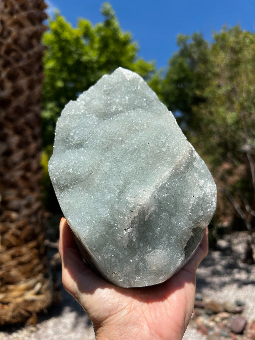 Prasiolite (aka Green Amethyst) Freeform