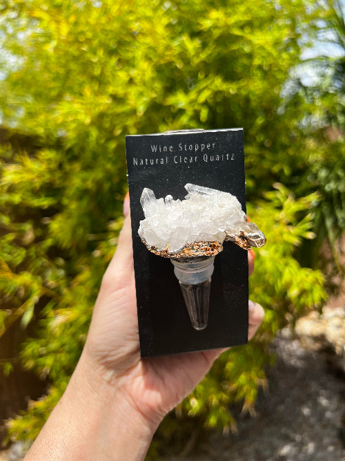 Quartz Wine Stopper (intuitively chosen)