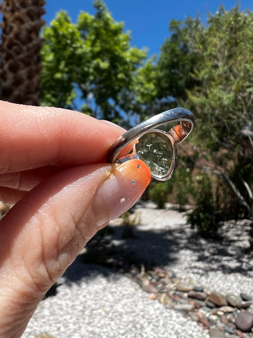 Moldavite Ring