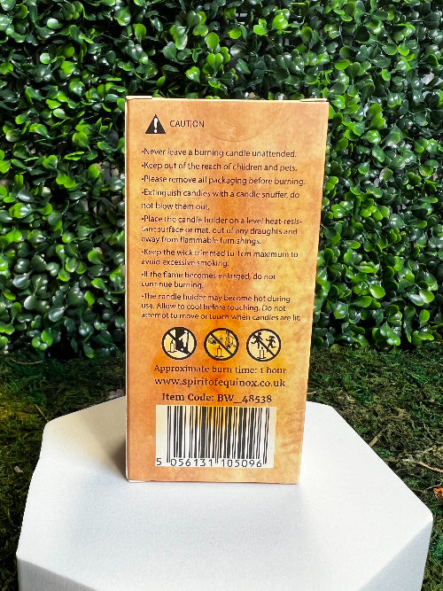 Orange Beeswax Magic Spell Candles