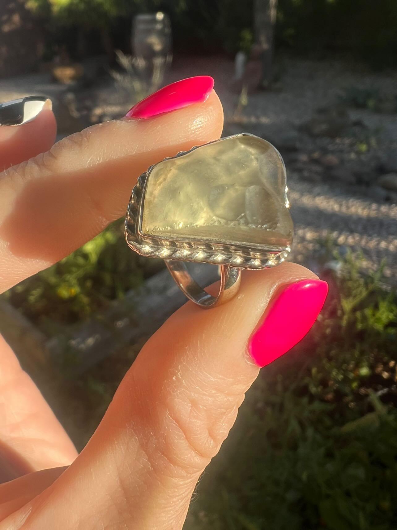Libyan Desert Glass Ring 2