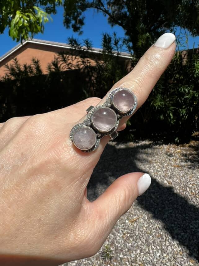 Rose Quartz Ring