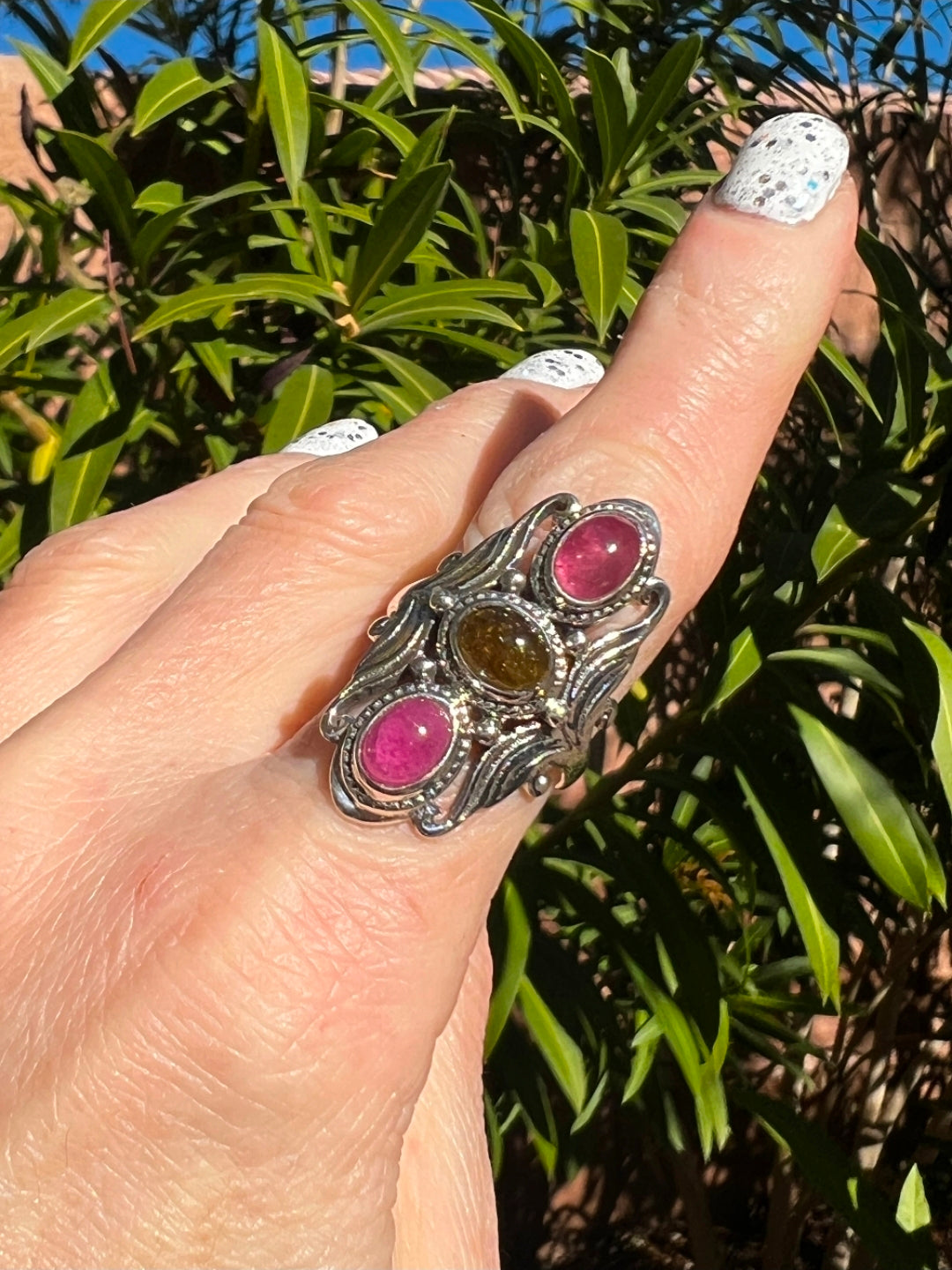 Pink Tourmaline Ring