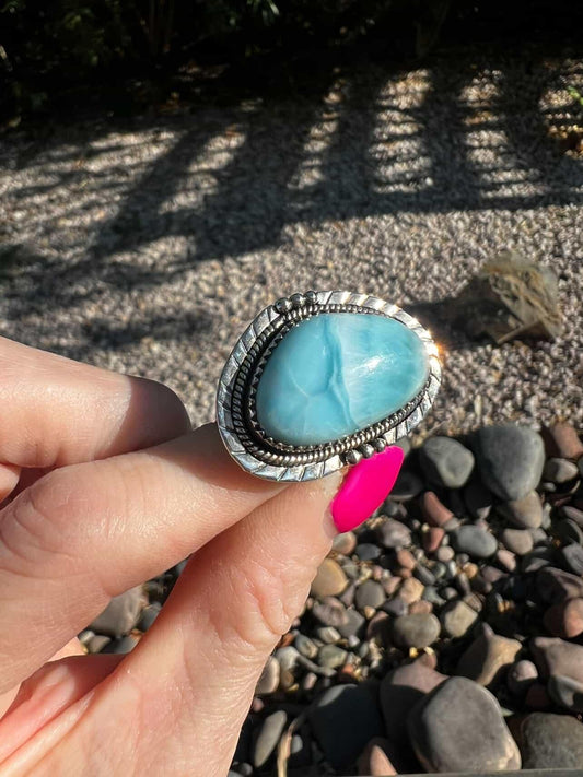 Larimar Ring