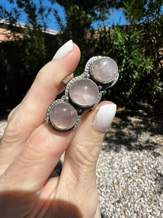 Rose Quartz Ring