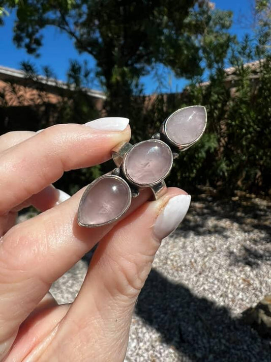 Rose Quartz Ring