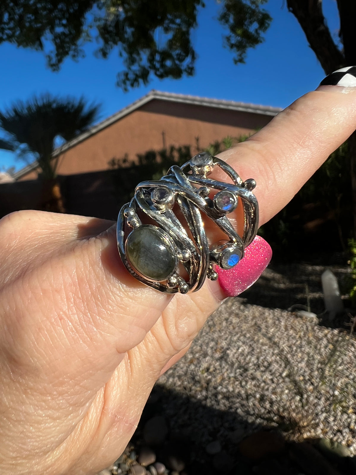 Labradorite Ring