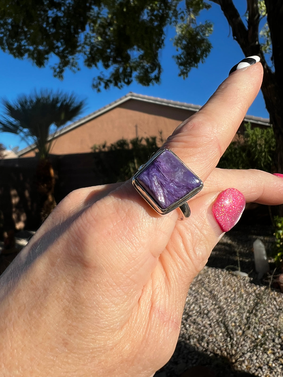 Charoite Ring
