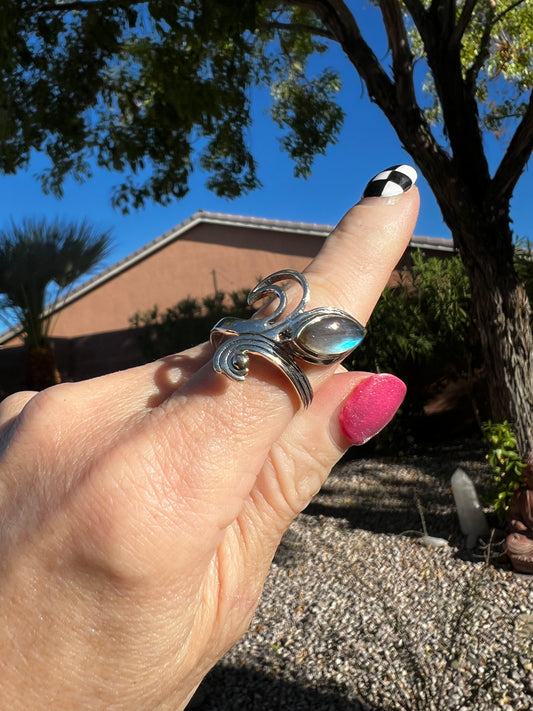 Labradorite Ring