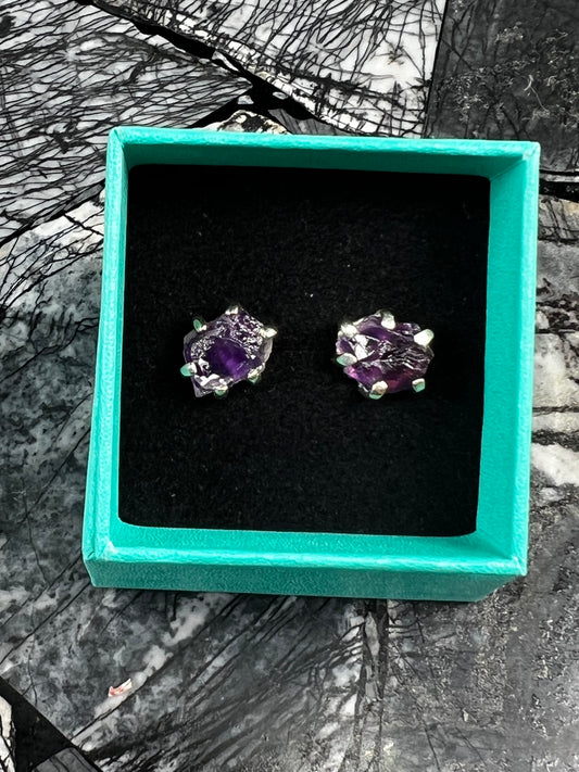 Amethyst Studs