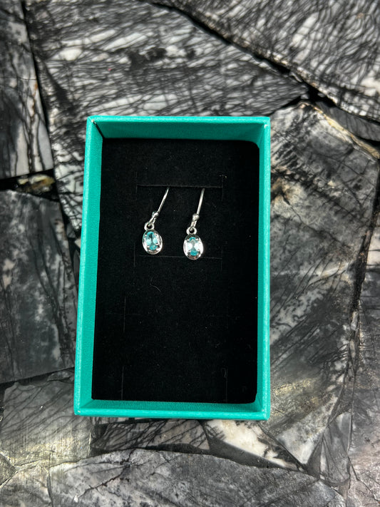 Blue Topaz Earrings