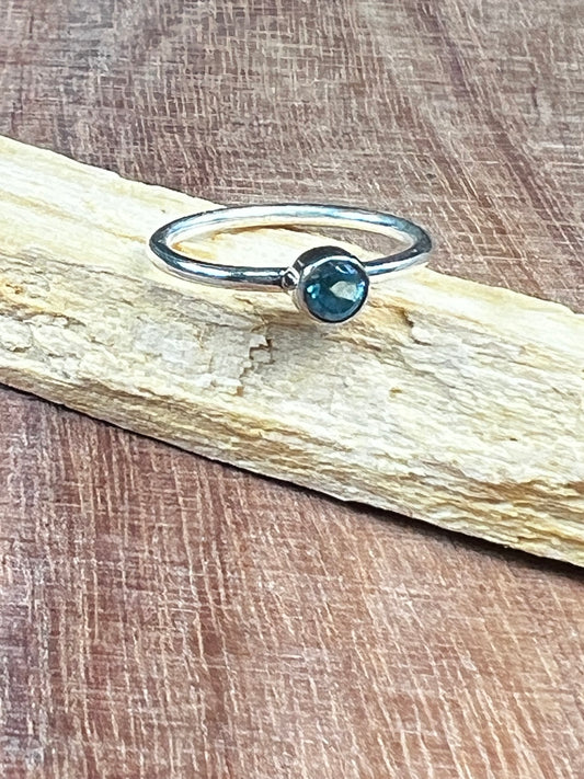 Blue Apatite Ring 2