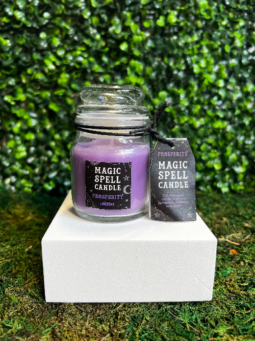 Lavender: Prosperity Magic Spell Candle