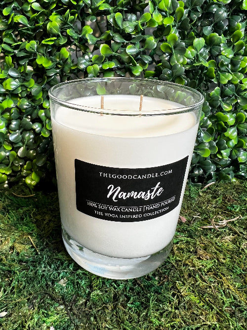 Namaste Candle - Orchid & Sea Salt - 100% Soy Wax (Handpoured)