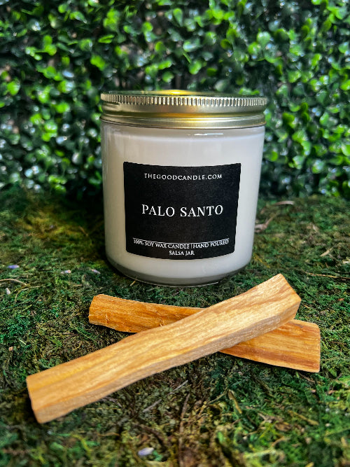 Palo Santo Candle - 100% Soy Wax (Handpoured)