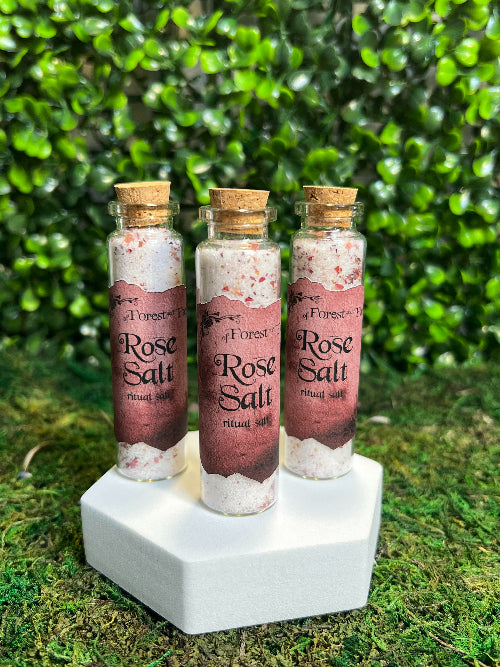 Rose Ritual Salt for Spell Work