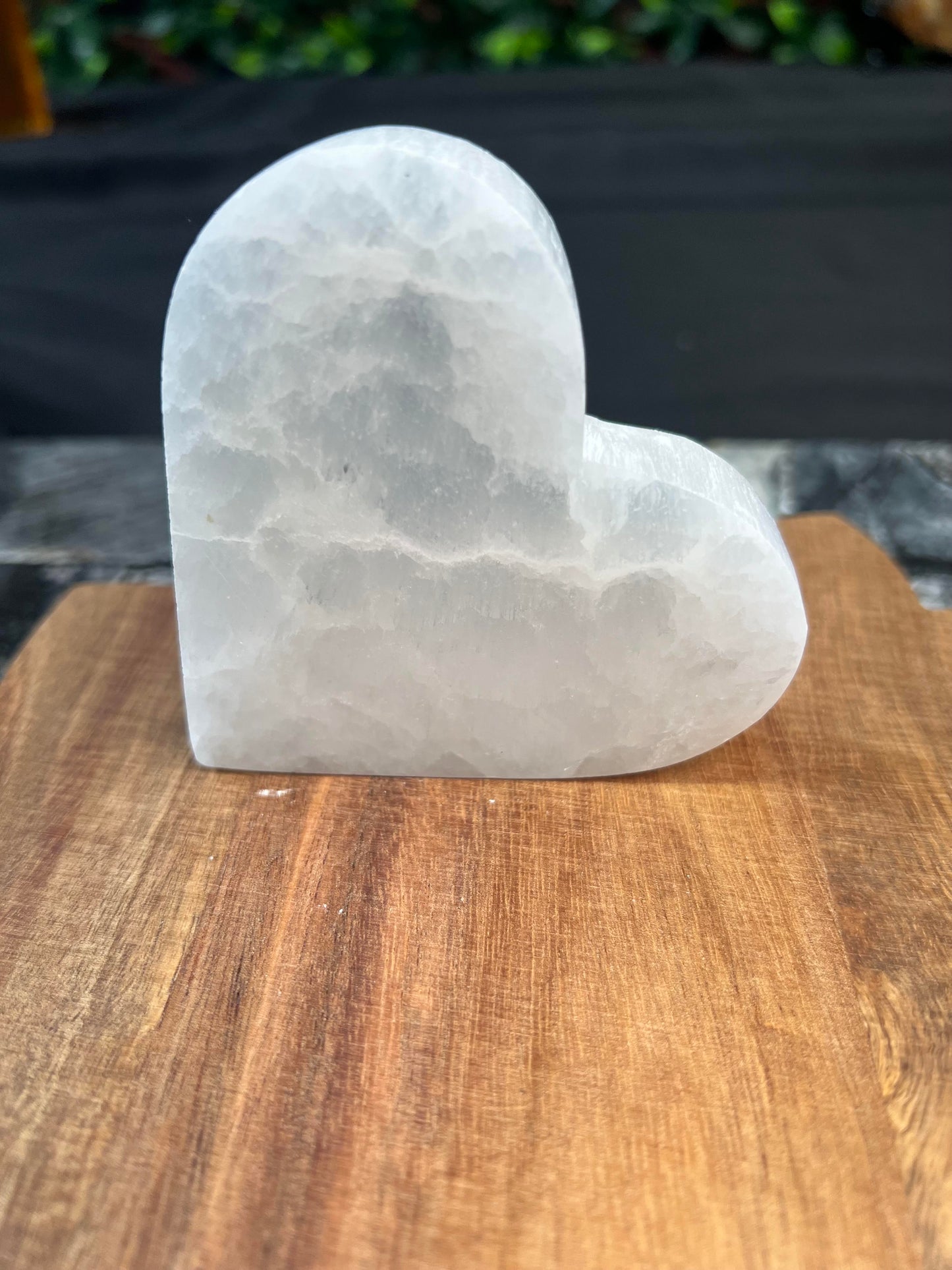 Selenite Hearts 2 for $6