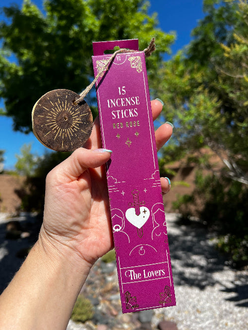Tarot-Inspired Incense: The Lovers Card and the Essence of Rose