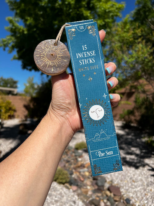 Tarot-Inspired Incense: The Sun Card and the Purifying Essence of White Sage