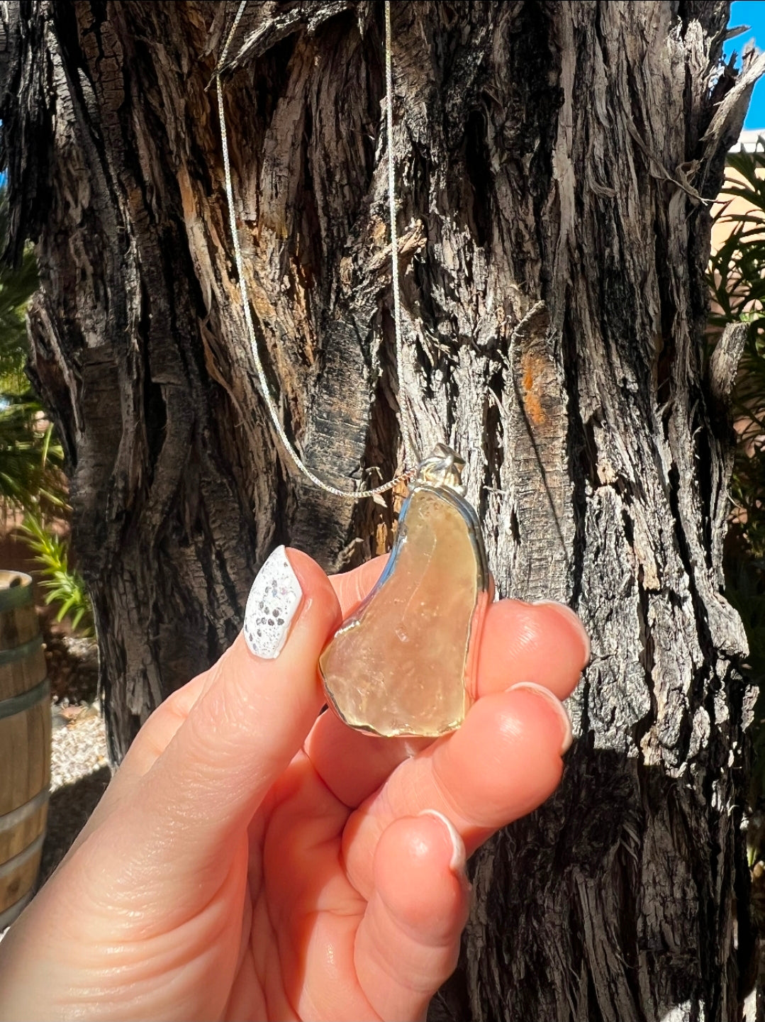 Libyan Desert Glass Necklace