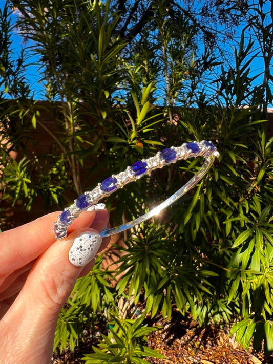 Sapphire with Topaz Bracelet