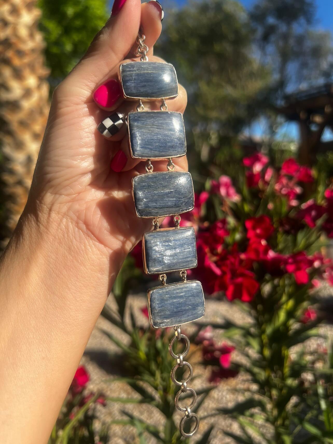 Blue Kyanite Bracelet