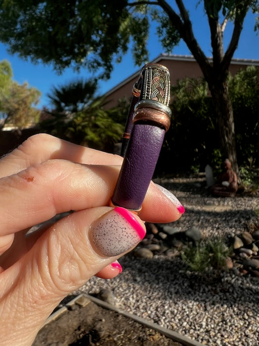 Copper Bracelet (purple)
