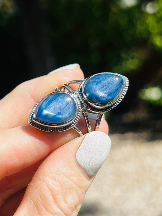 Blue Kyanite Ring