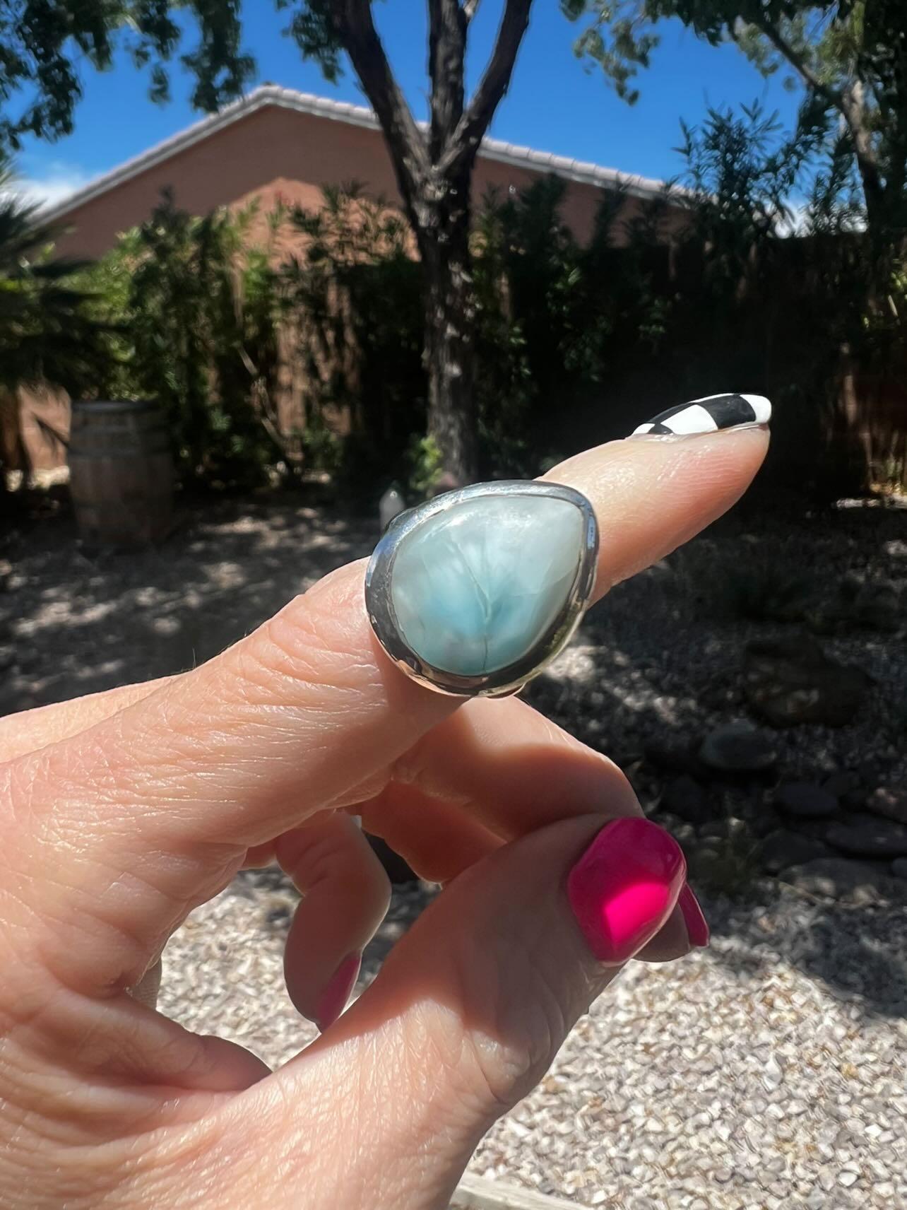 Larimar Ring